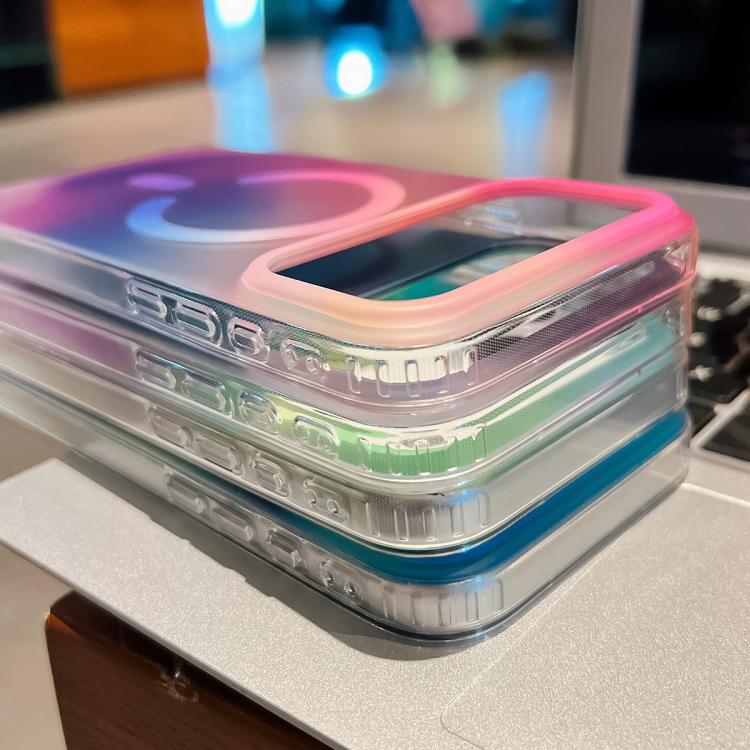 For iPhone 17 Pro Ink Gen2 Gradient MagSafe PC Hybrid TPU Phone Case