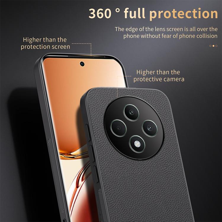 For OPPO Reno12 F 5G Global HUIYI Leather Magnetic Phone Case