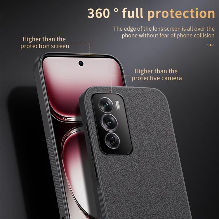 For OPPO Reno12 Pro 5G Global HUIYI Leather Magnetic Phone Case