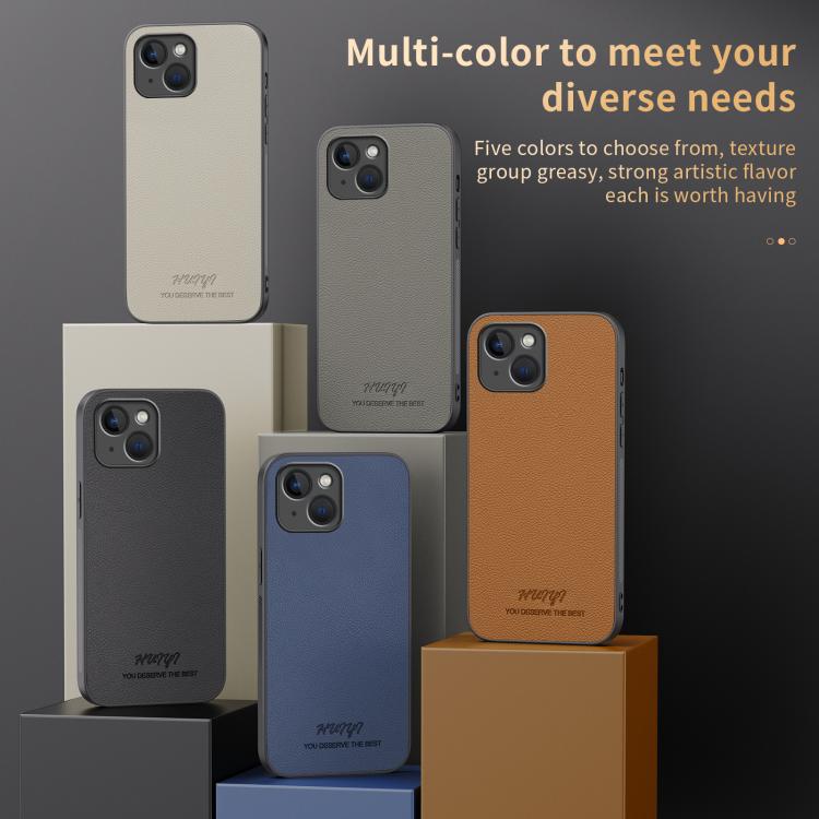 For OPPO A60 4G HUIYI Leather Magnetic Phone Case