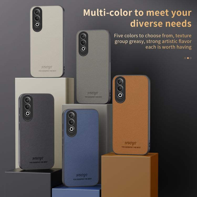 For OPPO K12 HUIYI Leather Magnetic Phone Case