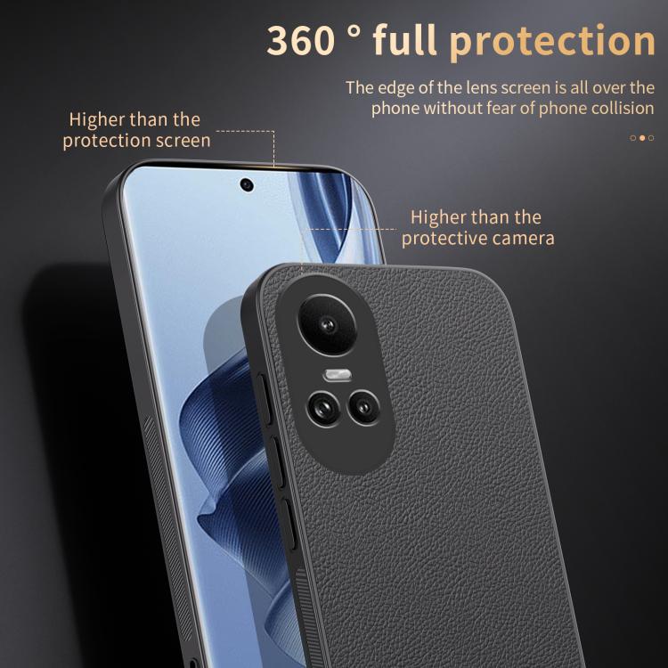 For OPPO Reno10 / Reno10 Pro Global HUIYI Leather Magnetic Phone Case