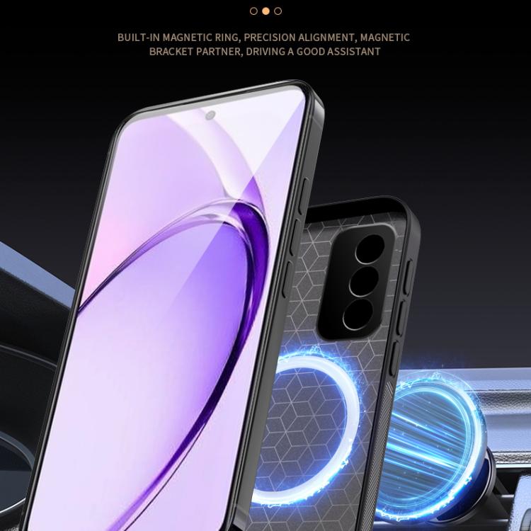 For OPPO A3 Pro India HUIYI Leather Magnetic Phone Case