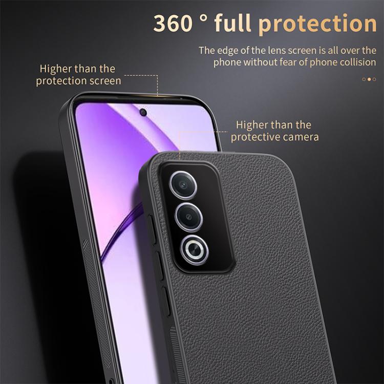 For OPPO A3 Pro India HUIYI Leather Magnetic Phone Case