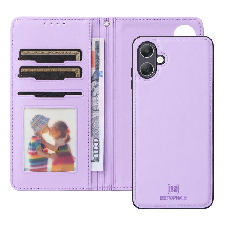 For Galaxy A06 4G BETOPNICE BN-005 2 in 1 Detachable Imitate Genuine Leather Phone Case