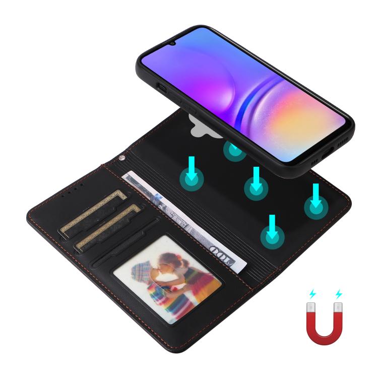 For Galaxy A06 4G BETOPNICE BN-005 2 in 1 Detachable Imitate Genuine Leather Phone Case