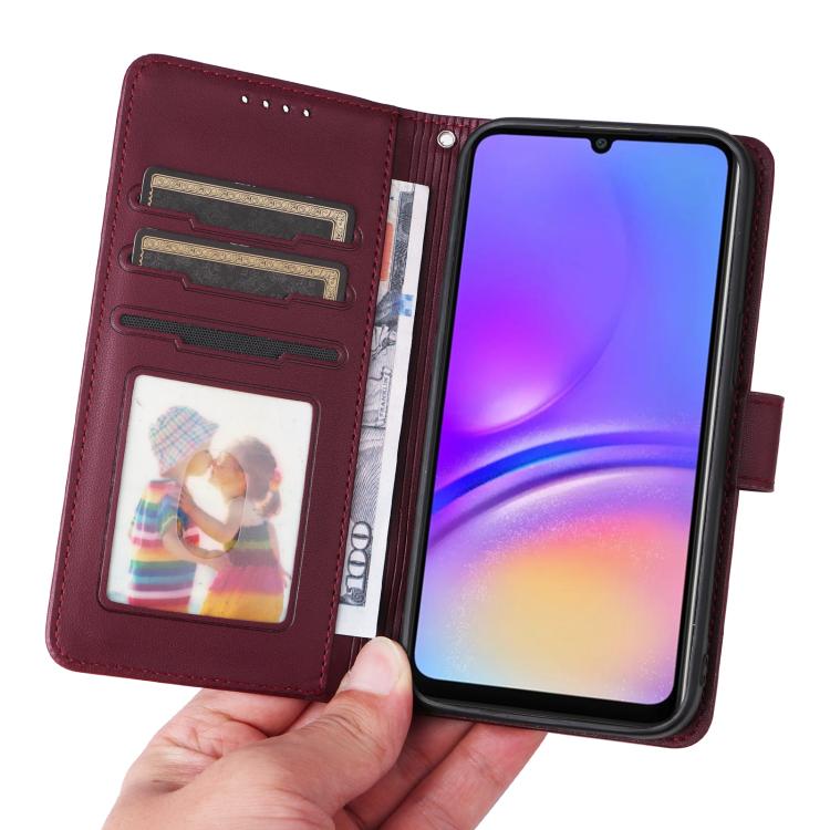 For Galaxy A06 4G BETOPNICE BN-005 2 in 1 Detachable Imitate Genuine Leather Phone Case