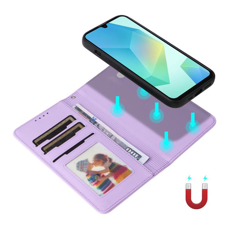 For Galaxy A16 5G BETOPNICE BN-005 2 in 1 Detachable Imitate Genuine Leather Phone Case