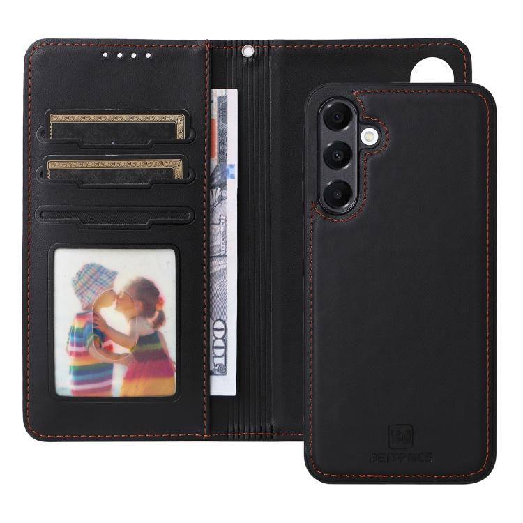 For Galaxy A16 5G BETOPNICE BN-005 2 in 1 Detachable Imitate Genuine Leather Phone Case