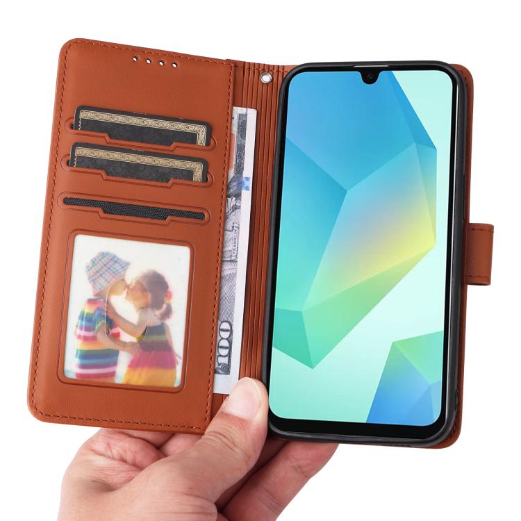 For Galaxy A16 5G BETOPNICE BN-005 2 in 1 Detachable Imitate Genuine Leather Phone Case