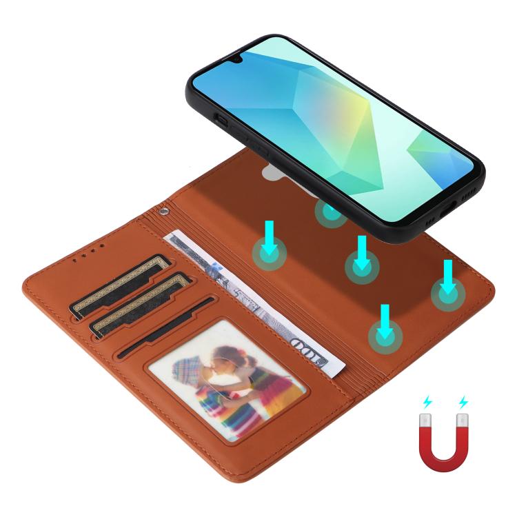 For Galaxy A16 5G BETOPNICE BN-005 2 in 1 Detachable Imitate Genuine Leather Phone Case