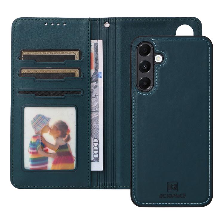 For Galaxy A16 5G BETOPNICE BN-005 2 in 1 Detachable Imitate Genuine Leather Phone Case