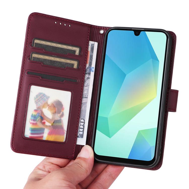 For Galaxy A16 5G BETOPNICE BN-005 2 in 1 Detachable Imitate Genuine Leather Phone Case