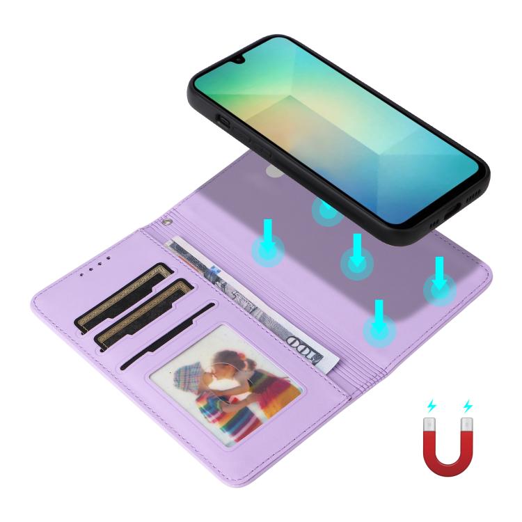 For Galaxy A26 5G BETOPNICE BN-005 2 in 1 Detachable Imitate Genuine Leather Phone Case