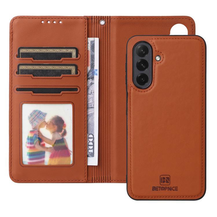 For Galaxy A26 5G BETOPNICE BN-005 2 in 1 Detachable Imitate Genuine Leather Phone Case