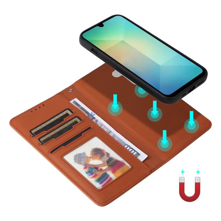 For Galaxy A26 5G BETOPNICE BN-005 2 in 1 Detachable Imitate Genuine Leather Phone Case
