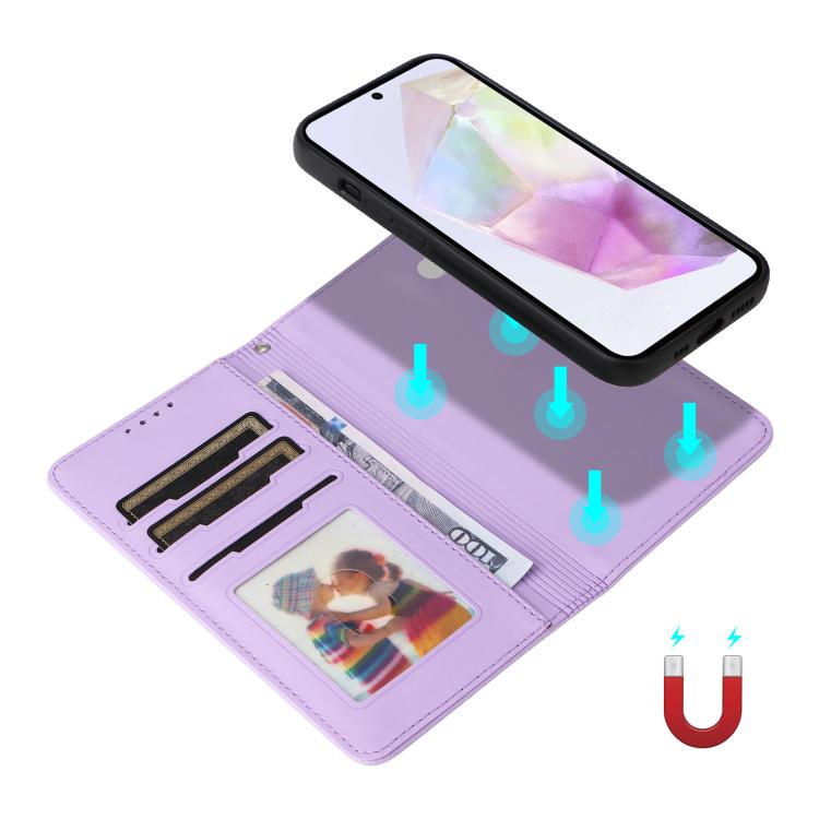 For Galaxy A36 5G BETOPNICE BN-005 2 in 1 Detachable Imitate Genuine Leather Phone Case