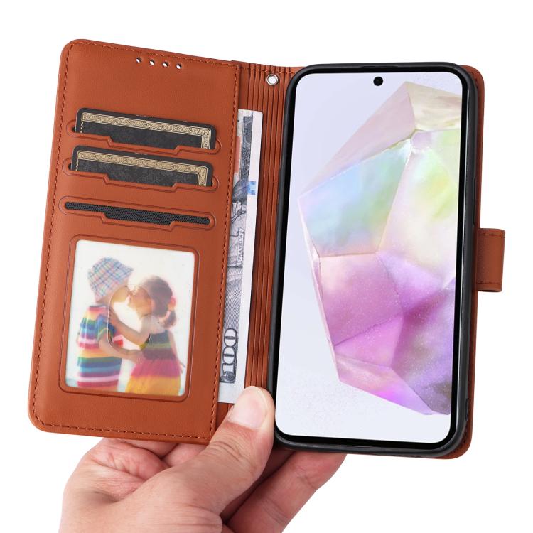 For Galaxy A36 5G BETOPNICE BN-005 2 in 1 Detachable Imitate Genuine Leather Phone Case