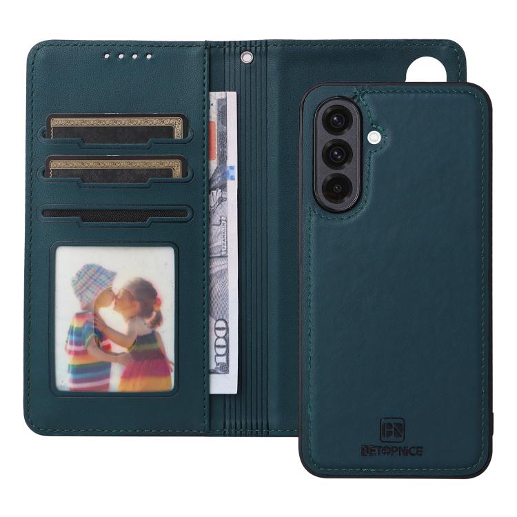 For Galaxy A36 5G BETOPNICE BN-005 2 in 1 Detachable Imitate Genuine Leather Phone Case