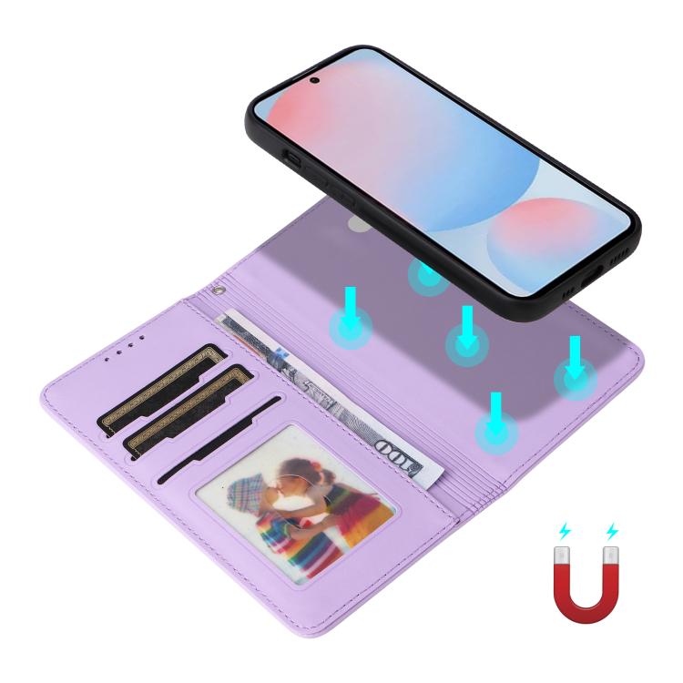 For Galaxy A56 5G BETOPNICE BN-005 2 in 1 Detachable Imitate Genuine Leather Phone Case
