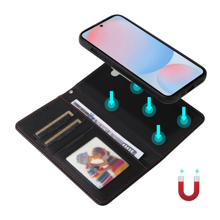 For Galaxy A56 5G BETOPNICE BN-005 2 in 1 Detachable Imitate Genuine Leather Phone Case