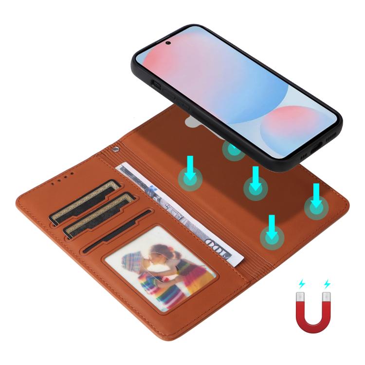For Galaxy A56 5G BETOPNICE BN-005 2 in 1 Detachable Imitate Genuine Leather Phone Case