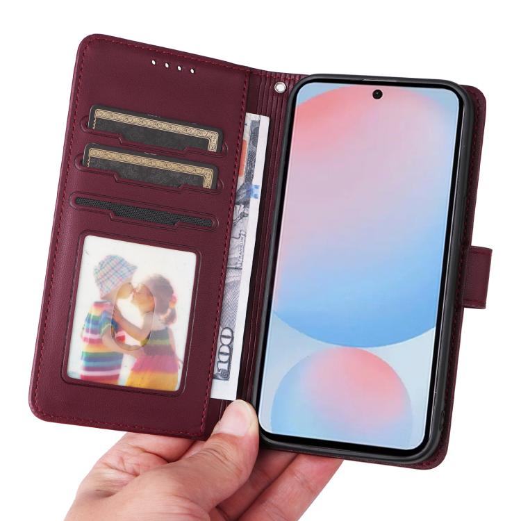 For Galaxy A56 5G BETOPNICE BN-005 2 in 1 Detachable Imitate Genuine Leather Phone Case