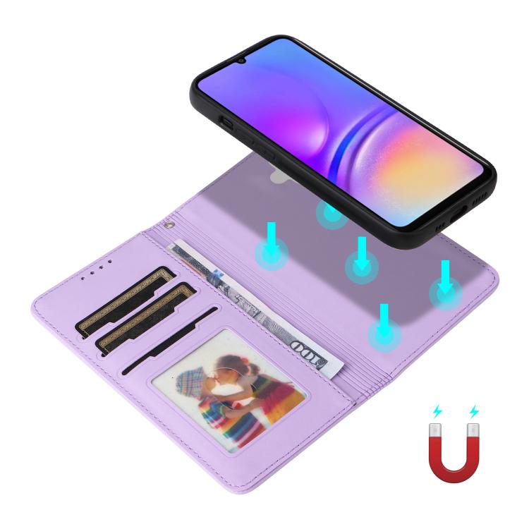 For Galaxy A07 4G BETOPNICE BN-005 2 in 1 Detachable Imitate Genuine Leather Phone Case