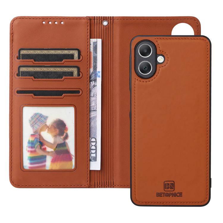 For Galaxy A07 4G BETOPNICE BN-005 2 in 1 Detachable Imitate Genuine Leather Phone Case
