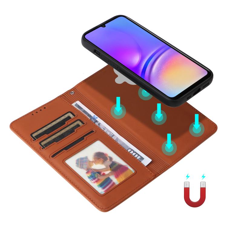 For Galaxy A07 4G BETOPNICE BN-005 2 in 1 Detachable Imitate Genuine Leather Phone Case