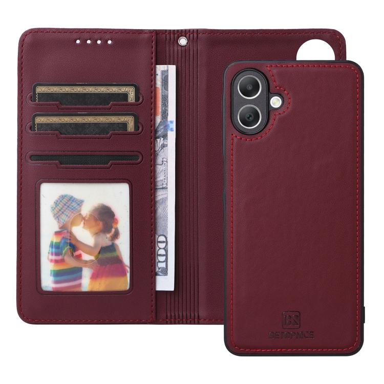For Galaxy A07 4G BETOPNICE BN-005 2 in 1 Detachable Imitate Genuine Leather Phone Case