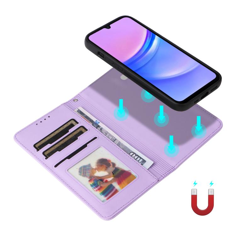 For Galaxy A17 5G BETOPNICE BN-005 2 in 1 Detachable Imitate Genuine Leather Phone Case