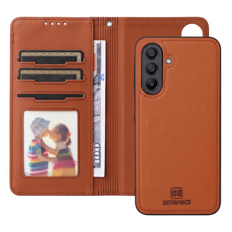 For Galaxy A17 5G BETOPNICE BN-005 2 in 1 Detachable Imitate Genuine Leather Phone Case