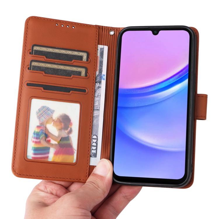 For Galaxy A17 5G BETOPNICE BN-005 2 in 1 Detachable Imitate Genuine Leather Phone Case