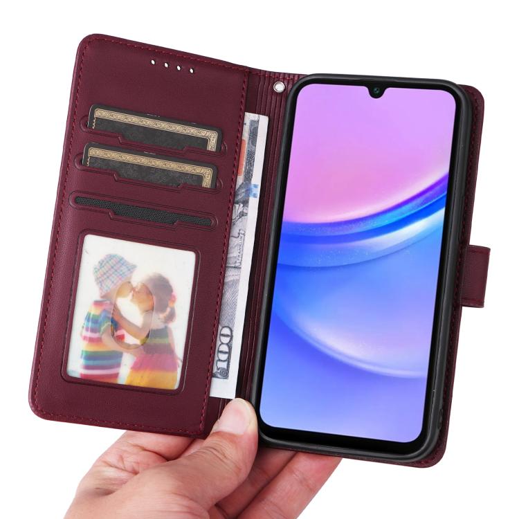 For Galaxy A17 5G BETOPNICE BN-005 2 in 1 Detachable Imitate Genuine Leather Phone Case