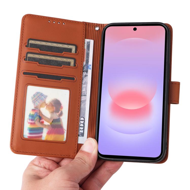 For Galaxy A27 5G BETOPNICE BN-005 2 in 1 Detachable Imitate Genuine Leather Phone Case
