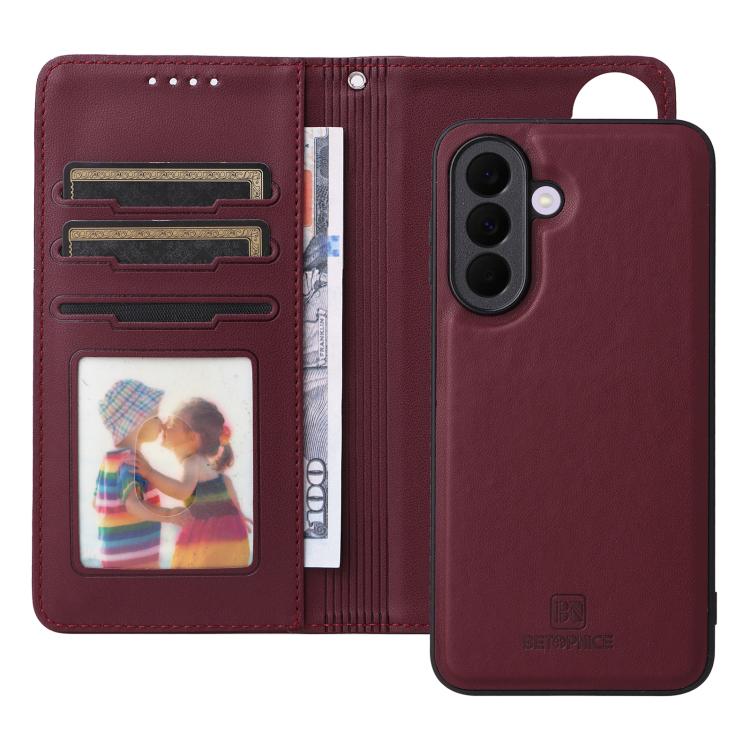 For Galaxy A27 5G BETOPNICE BN-005 2 in 1 Detachable Imitate Genuine Leather Phone Case
