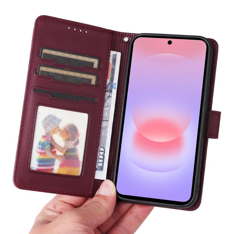 For Galaxy A27 5G BETOPNICE BN-005 2 in 1 Detachable Imitate Genuine Leather Phone Case