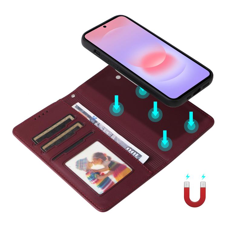For Galaxy A27 5G BETOPNICE BN-005 2 in 1 Detachable Imitate Genuine Leather Phone Case