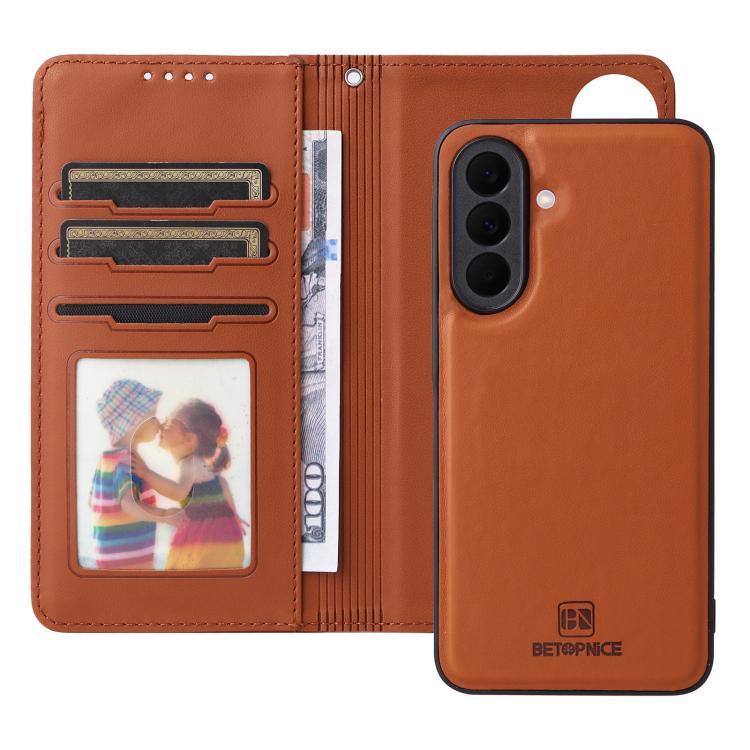 For Galaxy A37 5G BETOPNICE BN-005 2 in 1 Detachable Imitate Genuine Leather Phone Case