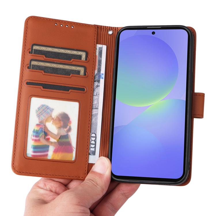 For Galaxy A37 5G BETOPNICE BN-005 2 in 1 Detachable Imitate Genuine Leather Phone Case