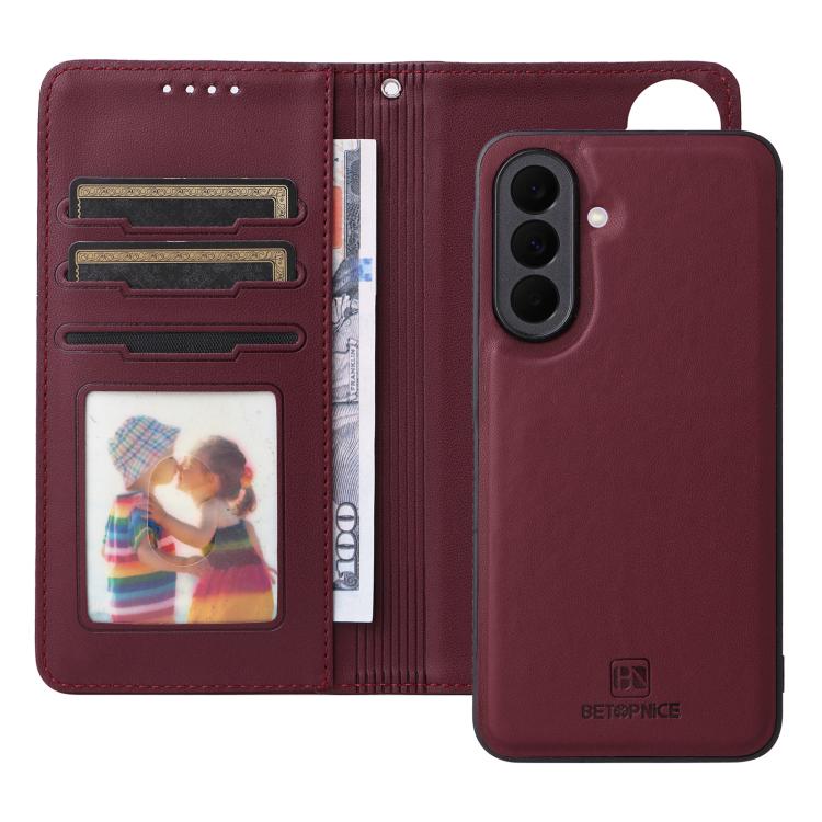 For Galaxy A37 5G BETOPNICE BN-005 2 in 1 Detachable Imitate Genuine Leather Phone Case