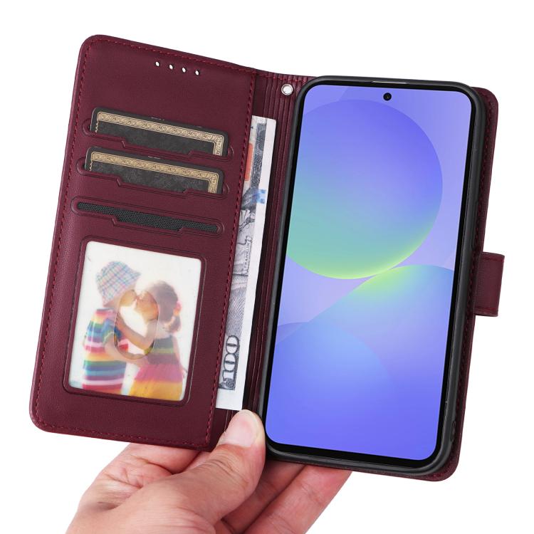 For Galaxy A37 5G BETOPNICE BN-005 2 in 1 Detachable Imitate Genuine Leather Phone Case