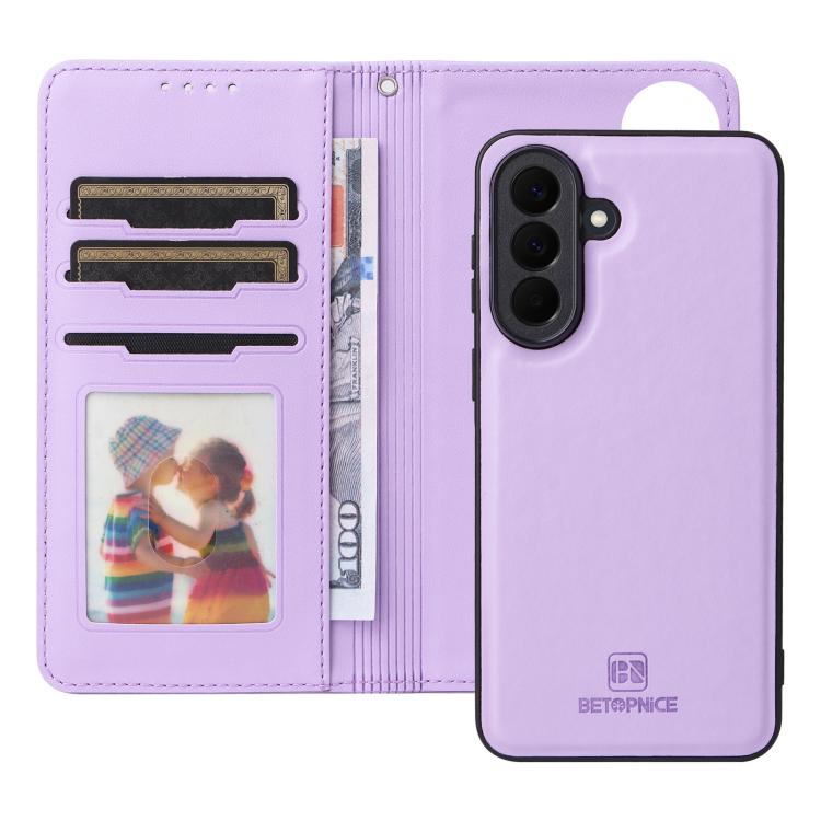 For Galaxy A57 5G BETOPNICE BN-005 2 in 1 Detachable Imitate Genuine Leather Phone Case