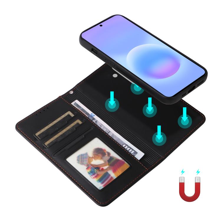 For Galaxy A57 5G BETOPNICE BN-005 2 in 1 Detachable Imitate Genuine Leather Phone Case