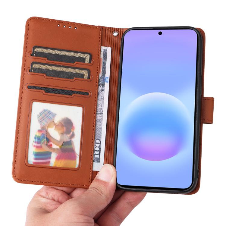 For Galaxy A57 5G BETOPNICE BN-005 2 in 1 Detachable Imitate Genuine Leather Phone Case