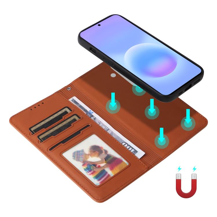 For Galaxy A57 5G BETOPNICE BN-005 2 in 1 Detachable Imitate Genuine Leather Phone Case