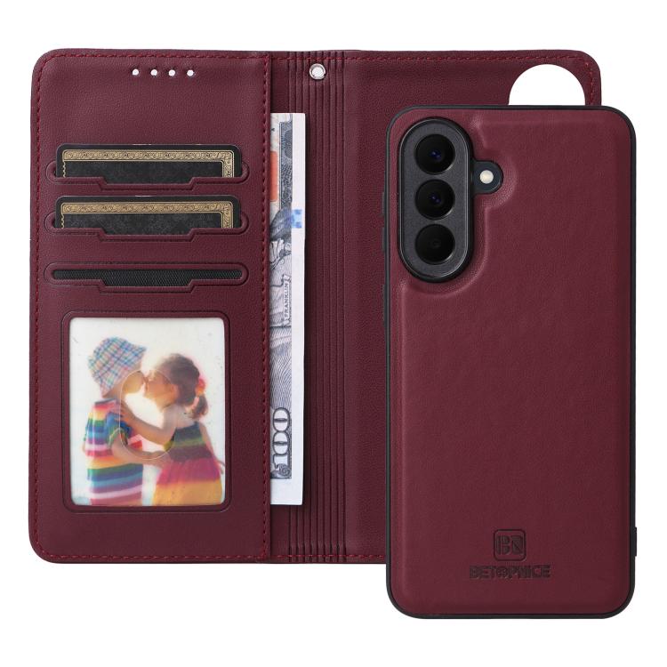 For Galaxy A57 5G BETOPNICE BN-005 2 in 1 Detachable Imitate Genuine Leather Phone Case
