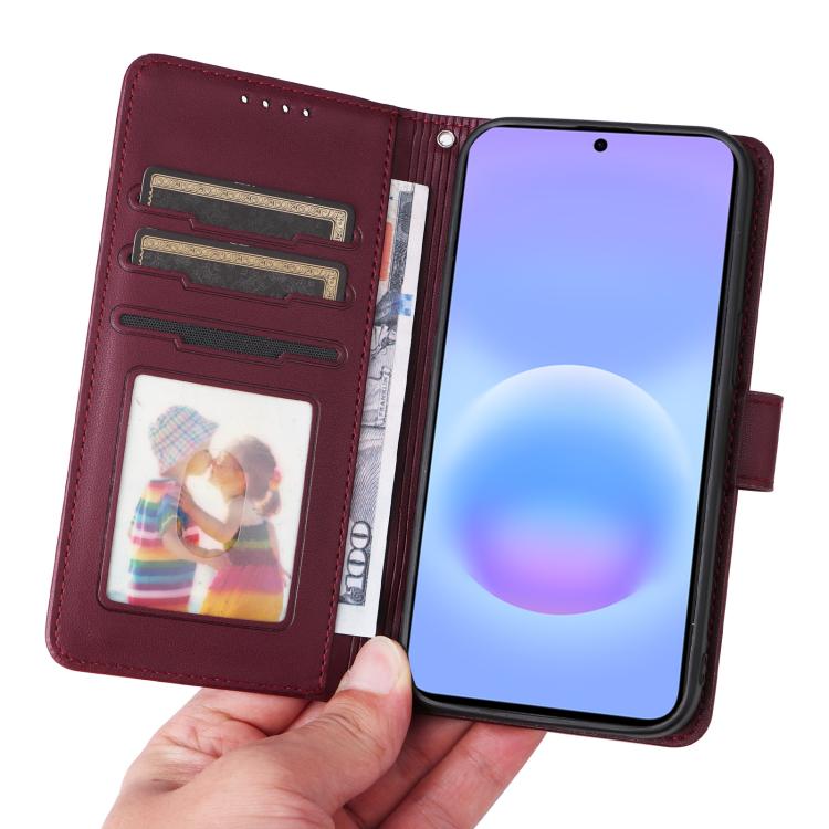 For Galaxy A57 5G BETOPNICE BN-005 2 in 1 Detachable Imitate Genuine Leather Phone Case