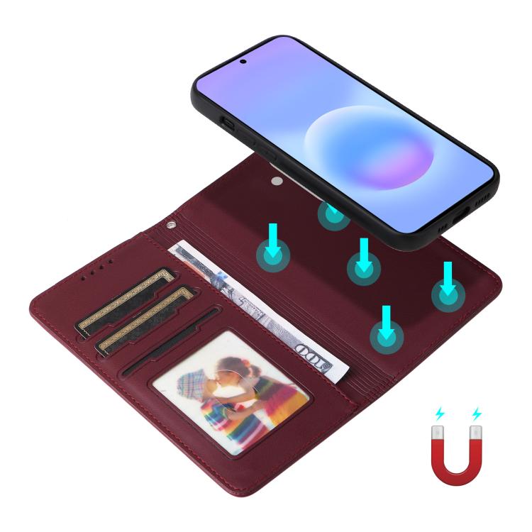 For Galaxy A57 5G BETOPNICE BN-005 2 in 1 Detachable Imitate Genuine Leather Phone Case